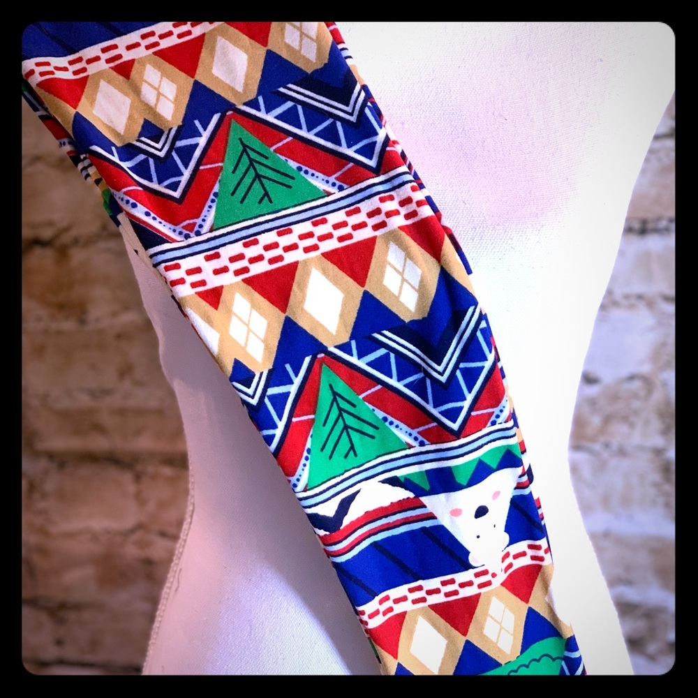 NWT LuLaRoe Tween Christmas leggings